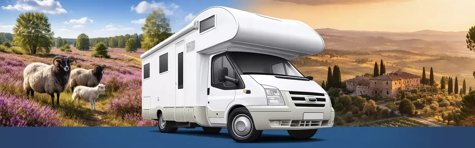 Wir fahre Ihr Wohnmobil an die schönsten Orte in Italien